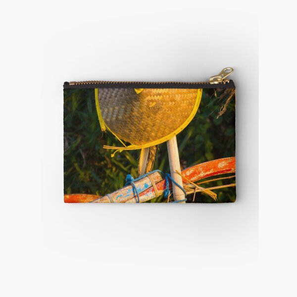 Item preview, Balinese still life with a yellow hat and outrigger canoe designed and sold by Michael Brewer.