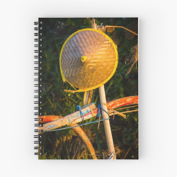 Item preview, Balinese still life with a yellow hat and outrigger canoe designed and sold by Michael Brewer.