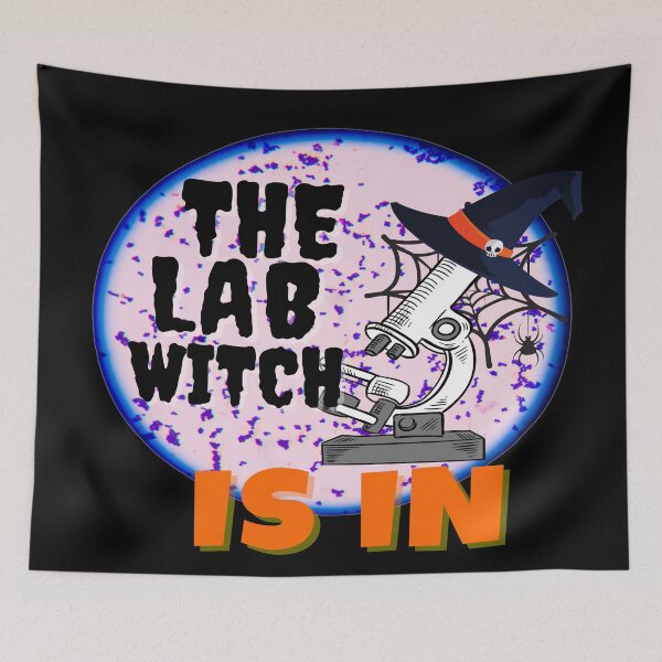 Item preview, LAB SCIENTIST THE LAB WITCH IS IN FUNNY MEDICAL TECH MICROBIOLOGY designed and sold by Hippiesole.