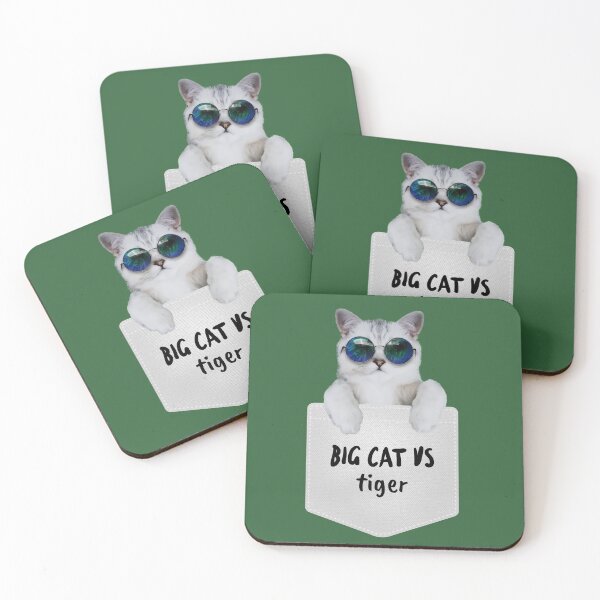 Item preview, big cat vs tiger designed and sold by ShoppinOnline24.