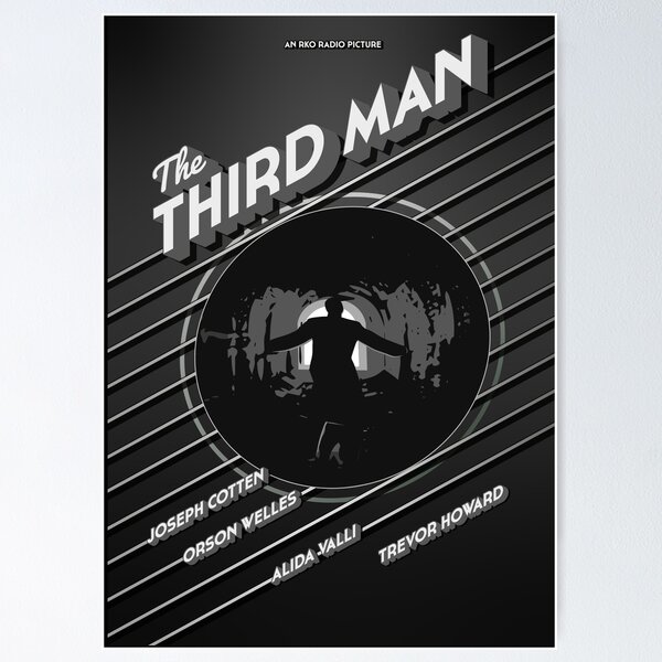 Item preview, The Third man - Movie poster designed and sold by chillstudio.