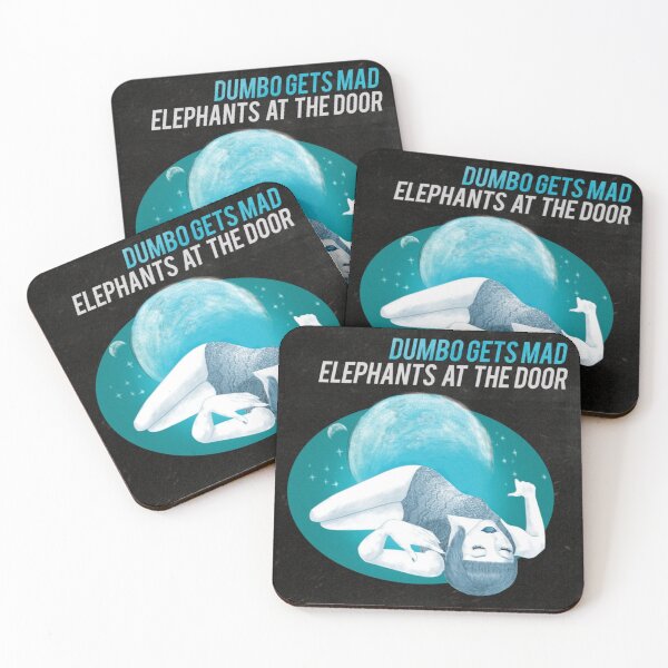 Item preview, Dumbo Gets Mad, Elephants at the Door designed and sold by BonBoMochiBall.