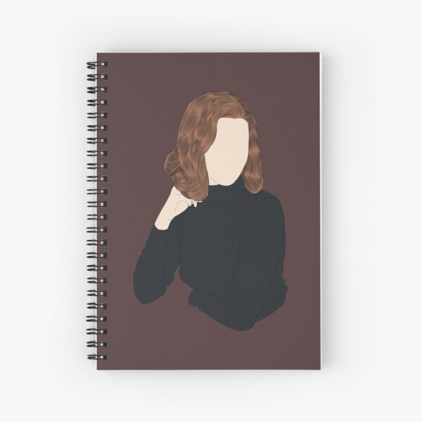 Elizabeth Harmon The Queens Gambit Spiral Notebook for Sale by bonjonodon