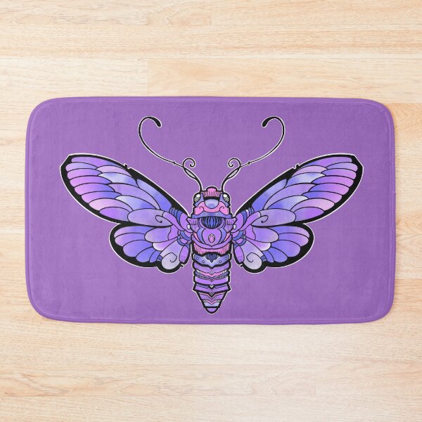 Item preview, purple moth symmetrical design designed and sold by weilertsen.
