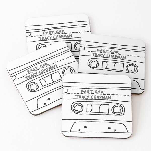 Item preview, LARGER FAST CAR - TRACY - CASSETTE TAPE (BLACK) designed and sold by beccaamac.