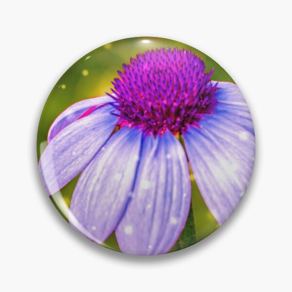Item preview, Snow Covered Pinkish Purple Cone Flower designed and sold by NC NatureVisions.