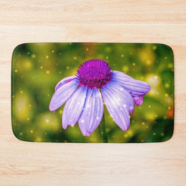 Item preview, Snow Covered Pinkish Purple Cone Flower designed and sold by NC NatureVisions.