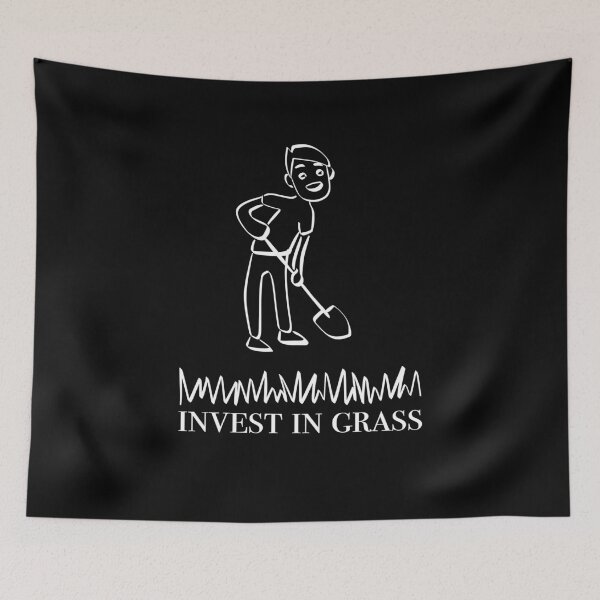 Item preview, INVEST IN GRASS LINE ART | Plants garden love garden flowers nature designed and sold by yourtravelguide.