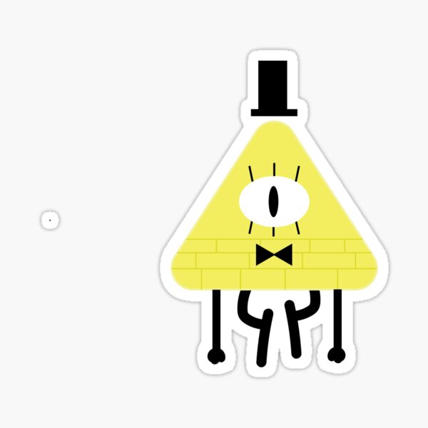 Bill Cipher Sticker Sticker By Bahhhston Redbubble