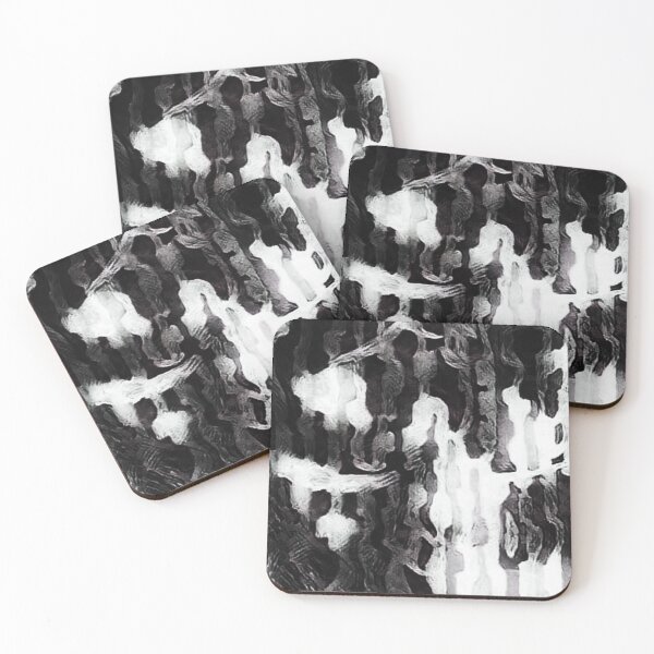 Item preview, Black and White organic texture designed and sold by Aquila Light Pictures.