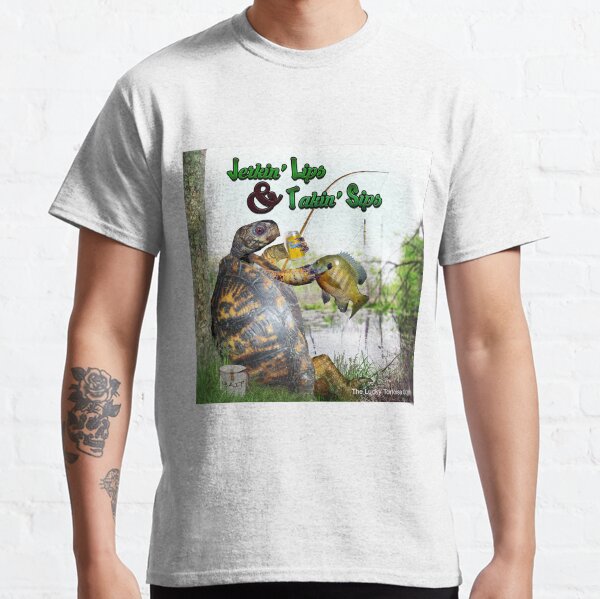 Turtle out Fishing Classic T-Shirt