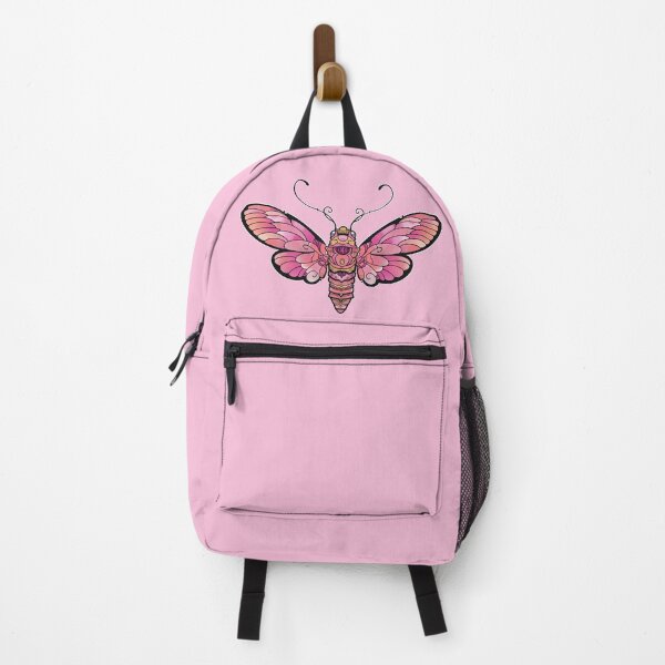 Item preview, pink moth symmetrical design designed and sold by weilertsen.