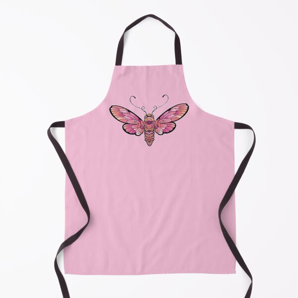 Item preview, pink moth symmetrical design designed and sold by weilertsen.