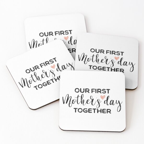 Item preview, First Mother's Day gift | matching mom and baby gift | our first mothers day together 2021 designed and sold by ambaart.