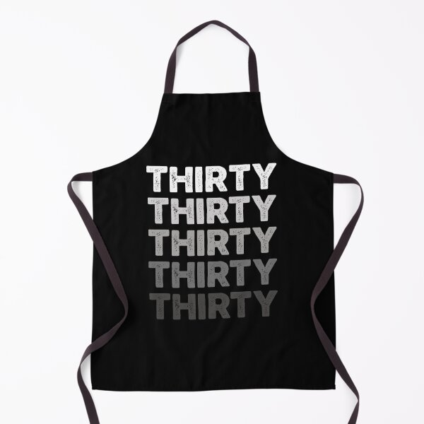 Item preview, 30th Adult Birthday, Favorite Number # Thirty, Sports Grey designed and sold by The Princess Saves Herself.