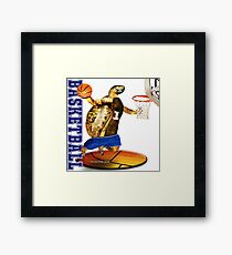Turtle Basketball Player Framed Print