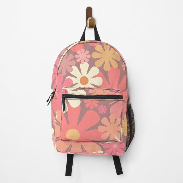Item preview, Retro Flowers 60s 70s Aesthetic Floral Pattern Pink Mauve and Blush designed and sold by kierkegaard.