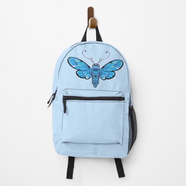 Item preview, blue moth symmetrical design designed and sold by weilertsen.