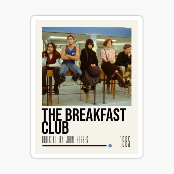 Vista previa del artículo con la obra «El arte del cartel de la película Breakfast Club», diseñado y vendido por Cambrey Watson.
