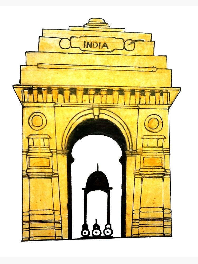 India Gate-Canvas Art Painting | Monuments Painting | Indian Traditional  Art | Buy painting Online | Harmony Arts