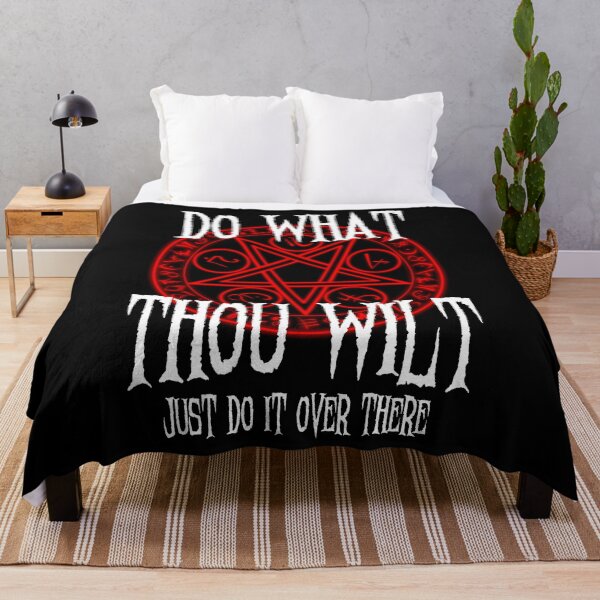 Item preview, Do What Thou Wilt Just Do It Over There Funny Thelema Aleister Crowley designed and sold by YomeHayin.