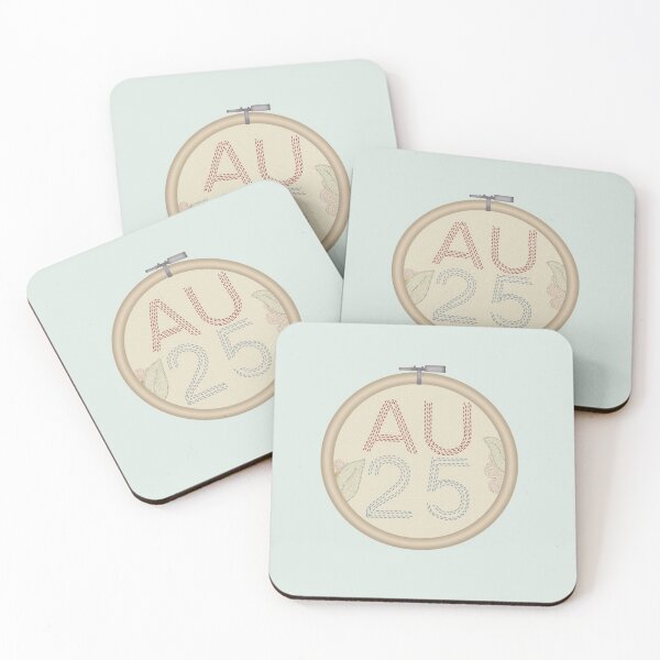 Item preview, American University 2025 Embroidery Stitch Art designed and sold by claire k.