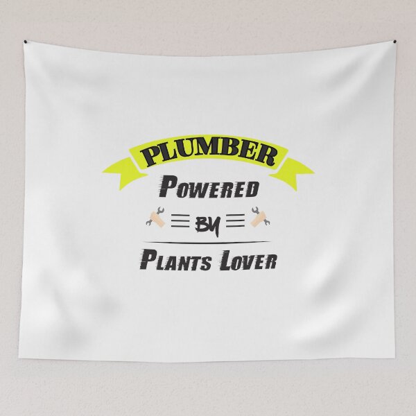 Item preview, Plumber Powered By Plants Lover t-shirt  designed and sold by Perfectstyles.