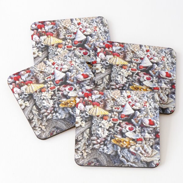 Item preview, Bright red coral spread across a Balinese beach in Indonesia designed and sold by Michael Brewer.