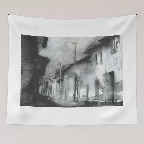 Item preview, Houses of Peru architecture artwork B&W art designed and sold by rfoxphoto.