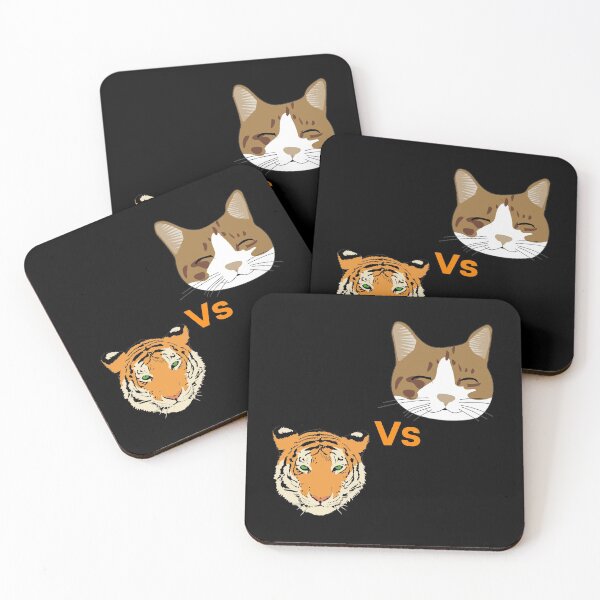 Item preview, Cat vs Tiger  designed and sold by Rami Khalifah.