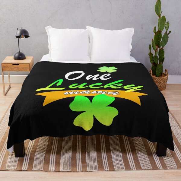 Item preview, Lucky Mama one lucky mother Shamrock mom st Patricks day womens designed and sold by marcek.