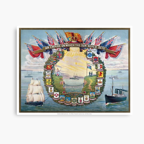 An Empire on which the Sun never Sets Canvas Print