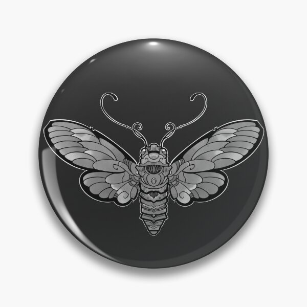 Item preview, vintage moth symmetrical design designed and sold by weilertsen.