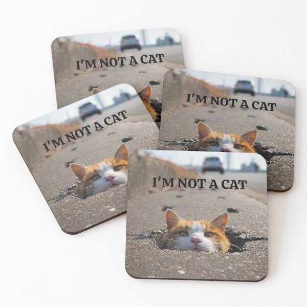 Item preview, I,m not a cat - Funny Cat Lawyer Meme designed and sold by Perlashop1.