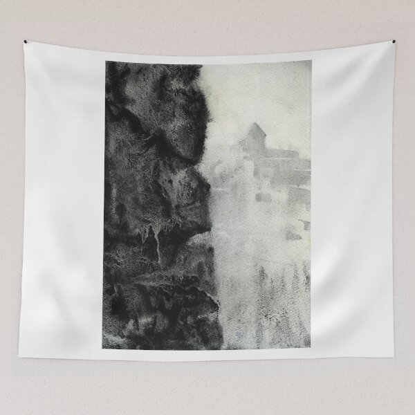 Item preview, Hut of the Caretaker Machu Picchu watercolor painting artwork designed and sold by rfoxphoto.