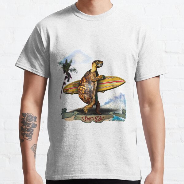 Surfing Turtle - Surf's Up! Classic T-Shirt