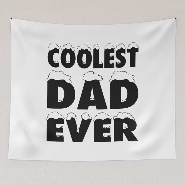 Item preview, Funny Coolest Dad Ever Father's Day Typography Quote designed and sold by Hommie9977.
