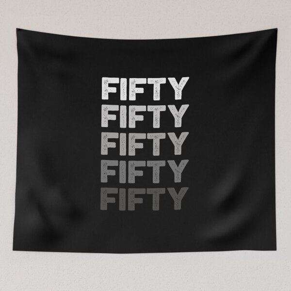 Item preview, 50th Adult Birthday, Favorite Number # Fifty, Sports Grey designed and sold by The Princess Saves Herself.