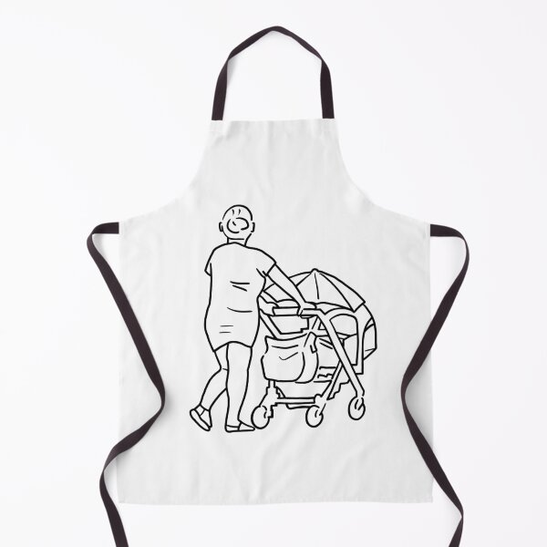 Item preview, Mother Walking with Pushchair designed and sold by PrileyRileyArt.