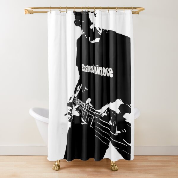 Shatnershairpiece plays hot guitar Shower Curtain