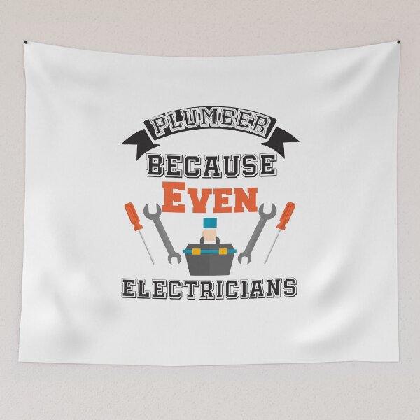 Item preview, Plumber Because Even Electricians Need Heroes t-shirt  designed and sold by Perfectstyles.