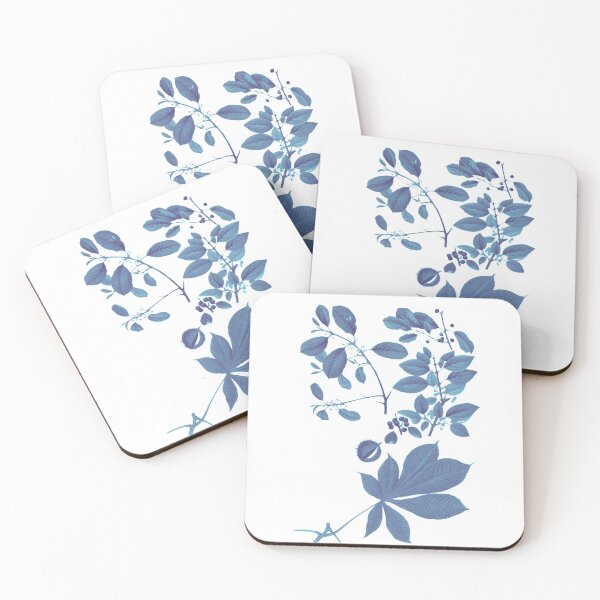 Item preview, Gorgeous faded blue leaves designed and sold by PhabulousPhoenx.
