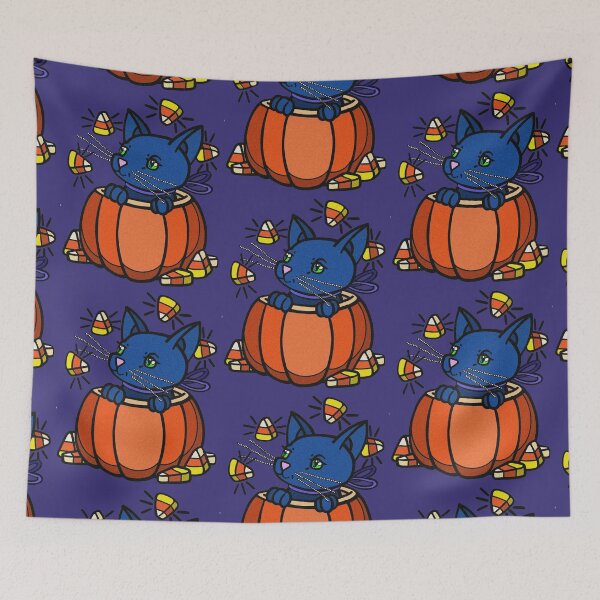 Item preview, Cat in Pumpkin designed and sold by sandpiperstudio.