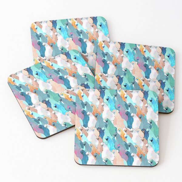 Item preview, Seagull Pattern Design (Funky Multicolor Bird Décor Design) designed and sold by MindCereal.