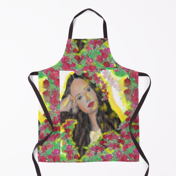 Item preview, PORTRAIT OF A GIRL WITH FLOWERS designed and sold by IvanaKada.
