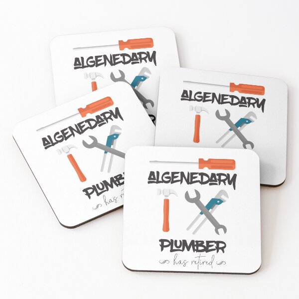 Item preview, algenedary plumber has retired  t-shirt  designed and sold by Perfectstyles.