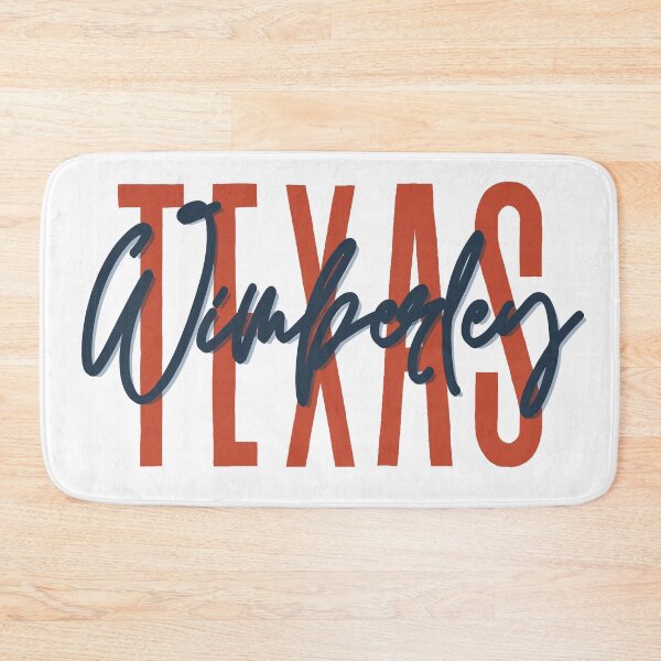 Item preview, Wimberley Texas // Script Design // State Flag Colors designed and sold by KylieBeth Designs.