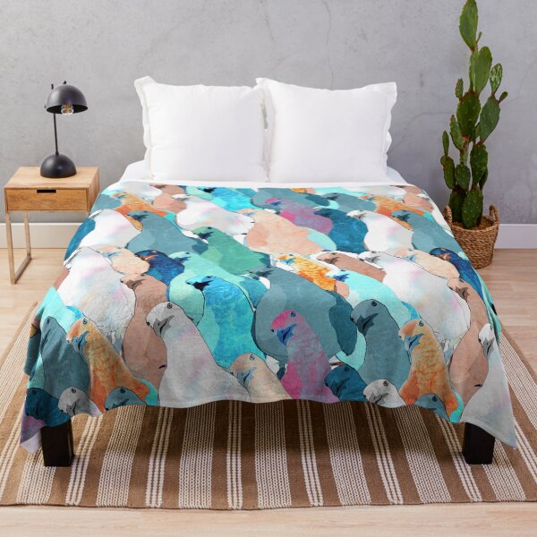 Item preview, Seagull Pattern Design (Funky Multicolor Bird Décor Design) designed and sold by MindCereal.