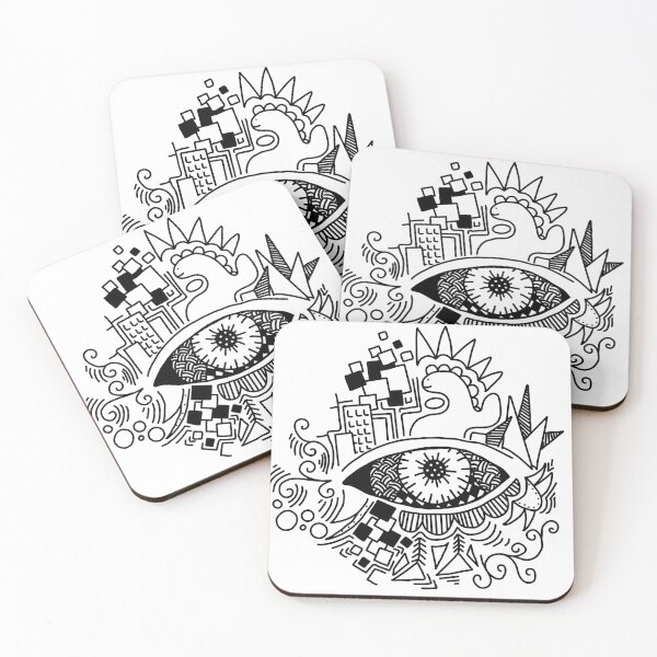 Item preview, Eye with Random Doodles designed and sold by caseybcreations.