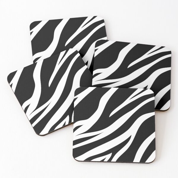 Item preview, Black and White Zebra Print designed and sold by GemsAnatomy.